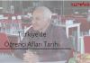 Türkiye’de Öğrenci Afları Tarihi