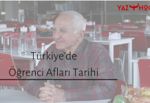 Türkiye’de Öğrenci Afları Tarihi
